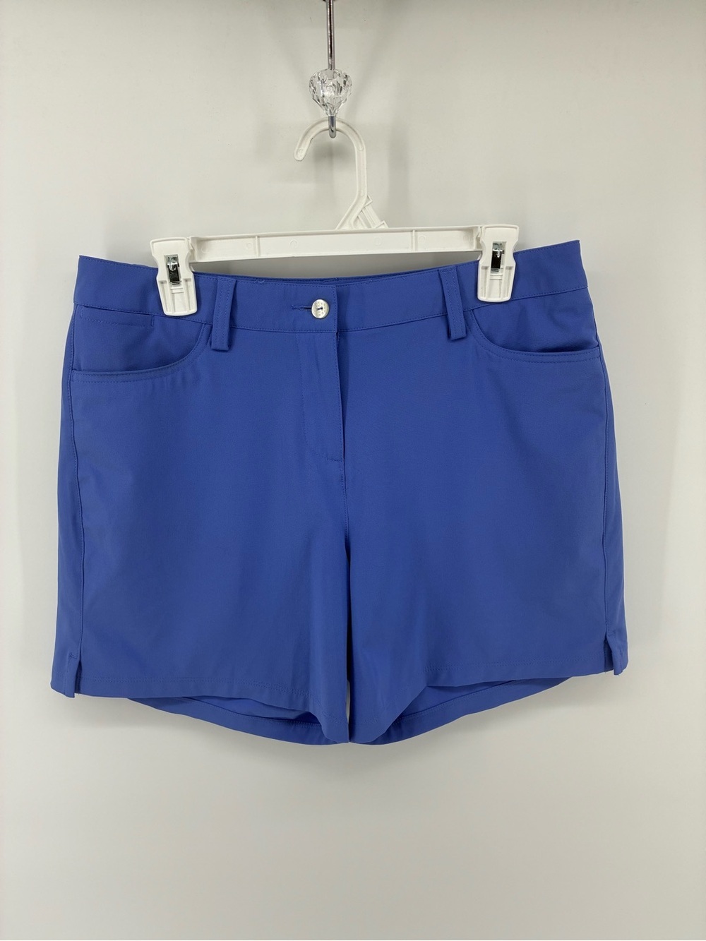 Women's Royal Blue Casual Stretch Shorts